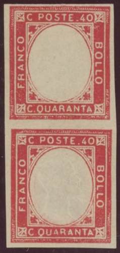 1861 - Non Emessa 40 centesimi, ... 