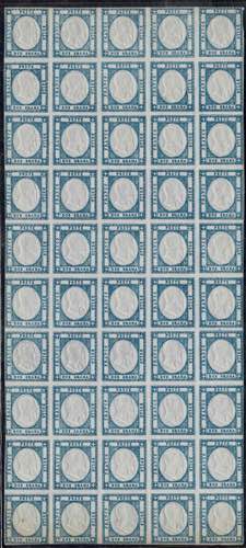 1861 - 2 grana azzurro, n° 20, ... 