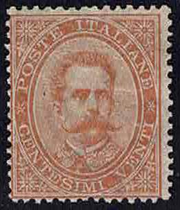1879 - Umberto 20 c. arancio, n° ... 