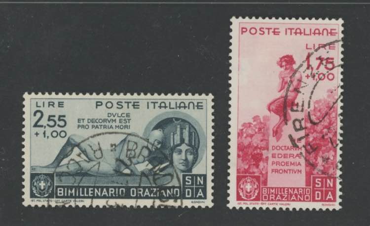 1936 - Orazio, n° 398/405, ... 