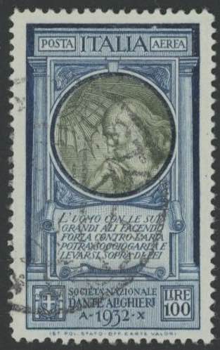 1932 - Dante 100 Lire, PA n° 41, ... 