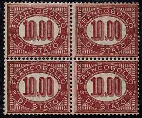 1875 - 10 L., Se n° 8, 19 es, 17 ... 
