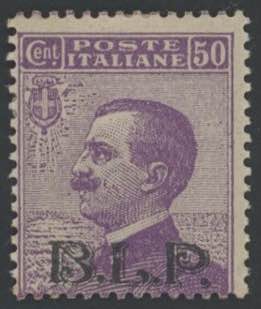 1922 - 50 c. II tipo, BLP n° 10, ... 