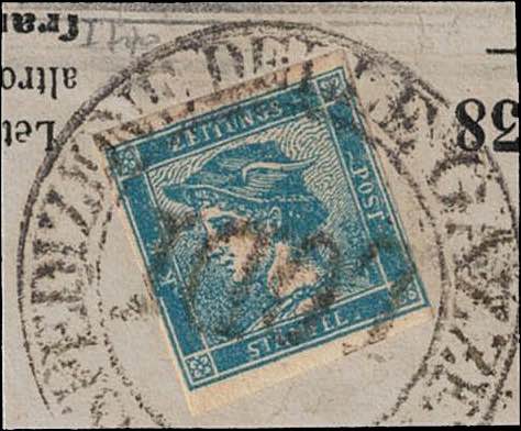 1851 - Mercurio azzurro I tipo, ... 