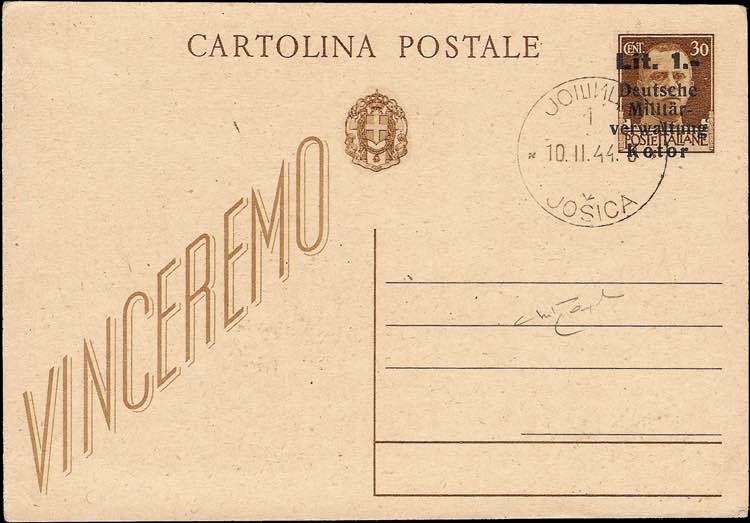 1944 - Cattaro Occ. Tedesca, CP ... 