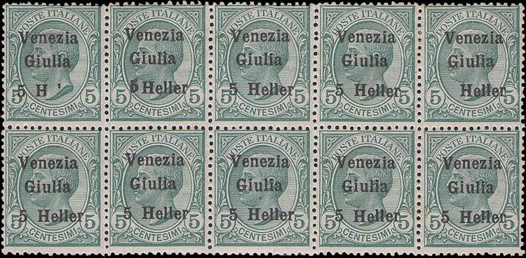 1919 - 5/5 verde, n° 30, in ... 