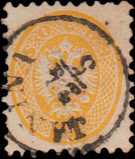 1864 - 2 s. giallo di Lombardo ... 