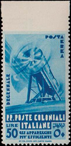 1933 - Decennale 50 L., PA n° ... 
