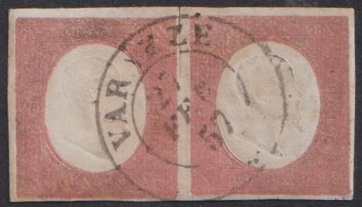 1854 - 40 cent. rosso mattone ... 