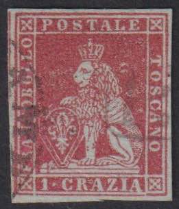 1851 - 1 crazia, n° 4, lusso, ... 