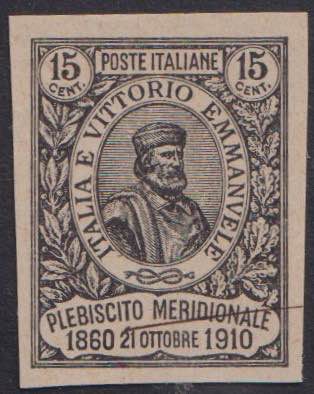 1910 - Garibaldi 15 c., n° PS90, ... 
