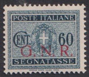 1944 - GNR Brescia 60 c., Sx n° ... 