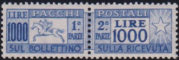 1954 - Cavallino, PP n° 81, dent. ... 