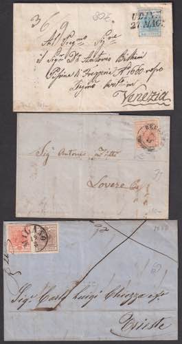 1850 - 52 lettere del Lombardo ... 