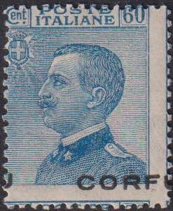 1923 - 60 c. azzurro, n° 7, ... 
