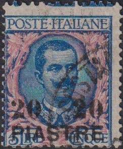 1908 - 20 P. su 5 L., n° 17, ... 