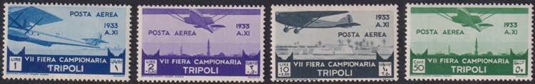 1933 - VII Fiera, n° 118/24 + A, ... 