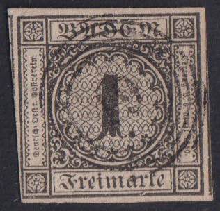 1851 - 1 kr. brunastro (camoscio I ... 