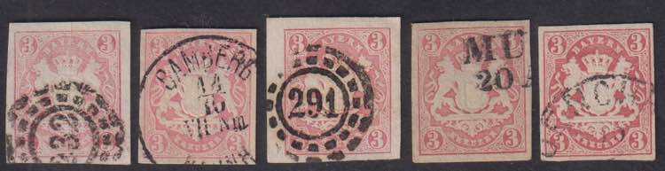 1867 - 3 k. rosa +++, n° 16 (Mi ... 