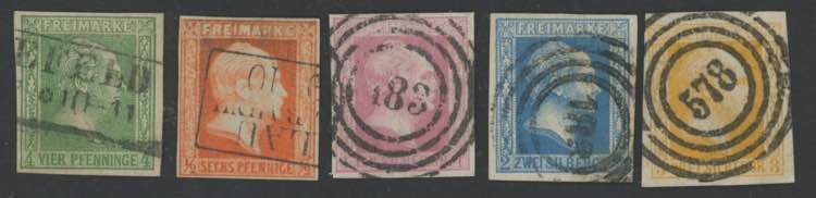 1858 - Serie n° 9/13, ... 