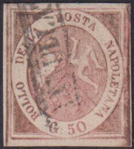 1858 - 50 grana, n° 14, ... 
