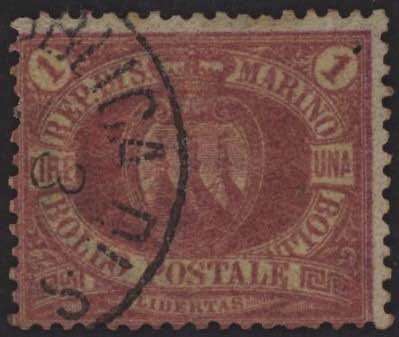 1892 - Lira rossa, n° 20, ottimo, ... 