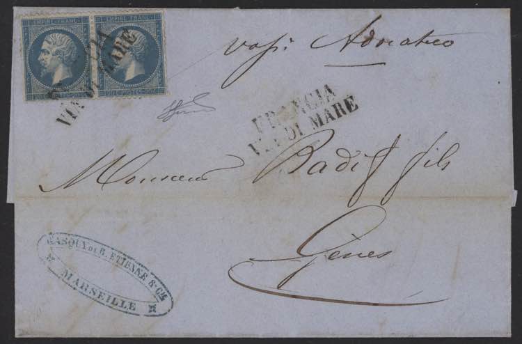 1863 - 20 cent. dentellato, n° ... 