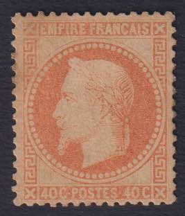 1862 - 40 cent. arancio, n° 31, ... 