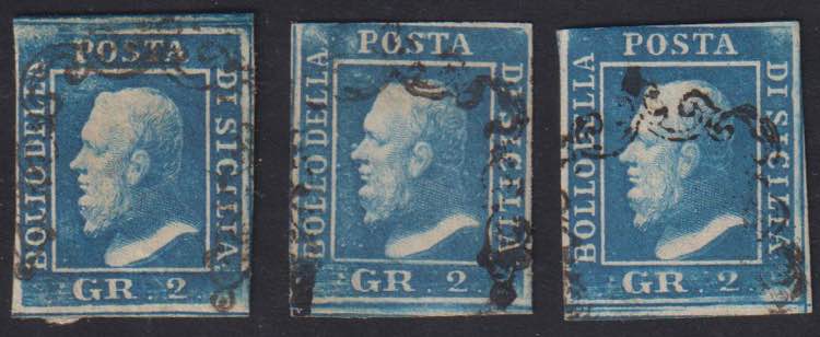 1859 - 2 grana azzurro vivo II ... 
