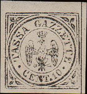 1859 - Aquilotto, SxG n° 5/I, non ... 