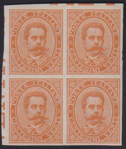 1879 - Umberto - 20 cent. arancio, ... 