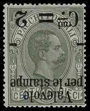 1890 - 2 C su 10 cent. oliva, n° ... 