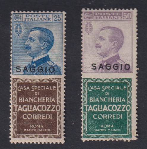 1924 - Tagliacozzo 25 + 50 cent., ... 