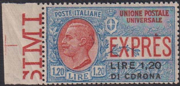 1922 - Sovr. 1,20 L. Di Corona, Ex ... 