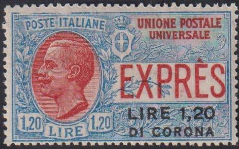 1922 - Sovr. 1,20 Lire Di Corona, ... 