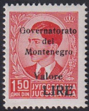 1942 - 1,50 d. rosso, n° 41, ... 