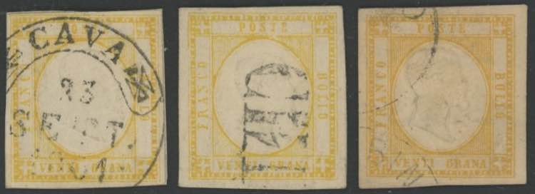 1861 - 20 grana giallo, n° ... 