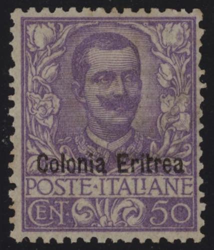 1903 - Floreale 50 cent. centrato, ... 