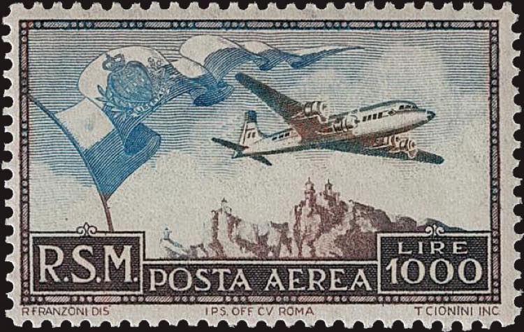 1951 - 1.000 L. Bandiera, PA n° ... 