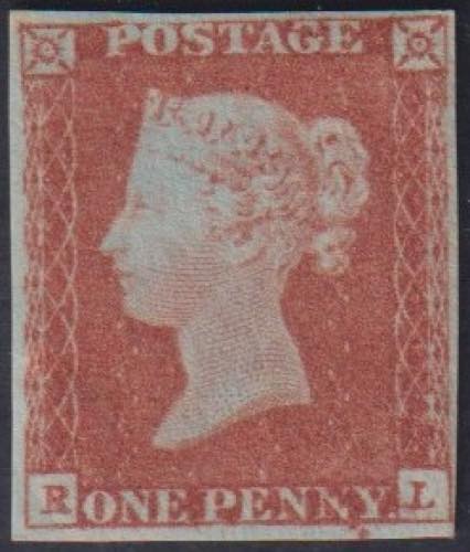 1841 - 1 penny bruno arancio, n° ... 