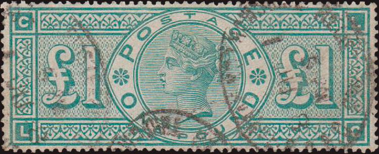 1891 - Vittoria, 1 £ verde, n° ... 