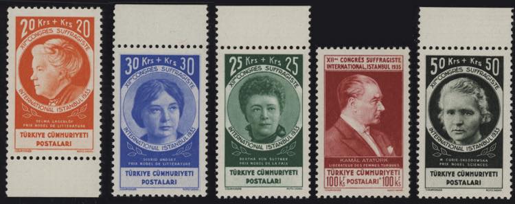 1935 - Turchia - Suffragette, n° ... 