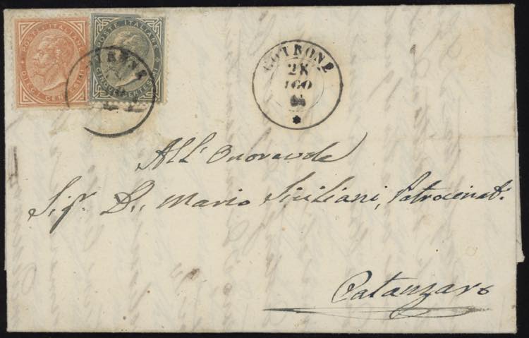 1864 - 5 e 10 cent., n° L16 + ... 