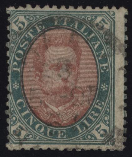 1889 - 5 Lire, n°49, ottimo, con ... 