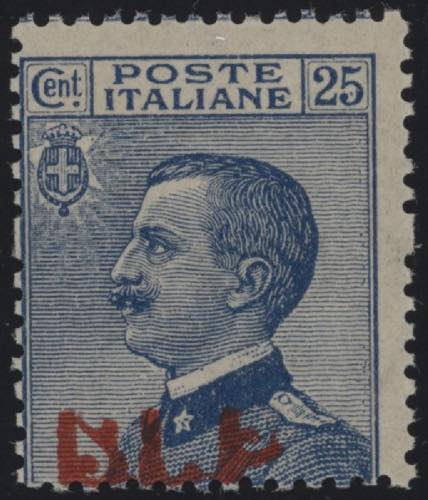 1921 - 25 cent. I tipo, BLP n° 3, ... 