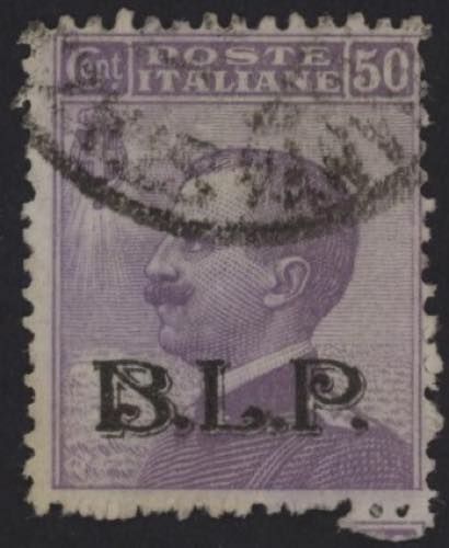 1922 - BLP 50 cent. sovrastampa ... 