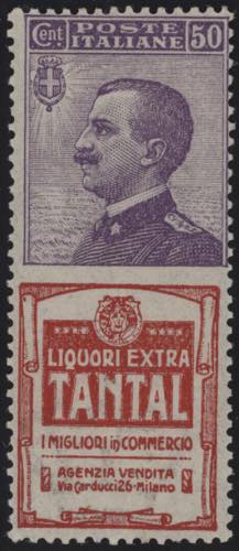 1924 - Tantal 50 cent., Pubb. n° ... 