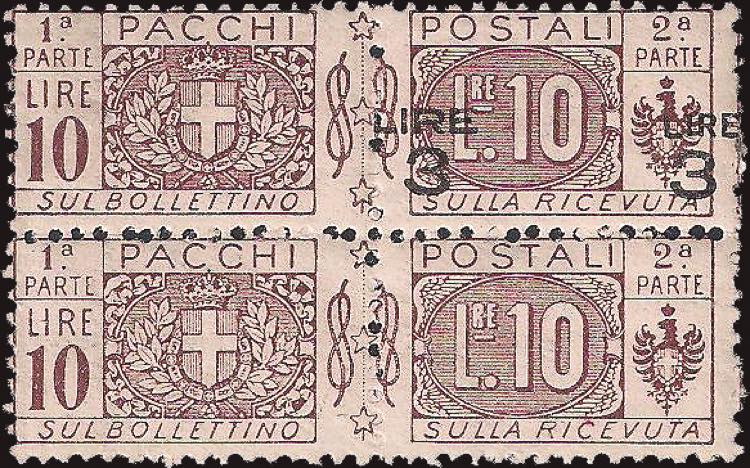 1923 - 3/10 Lire, PP n° 23db, ... 