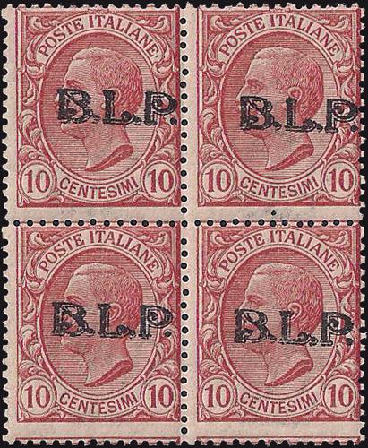 1923 - 10 cent. III tipo, BLP n° ... 