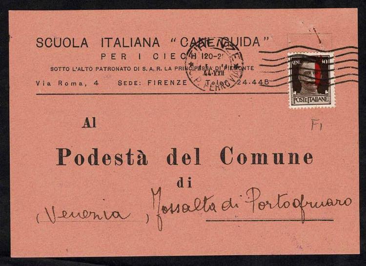1944 - 30 cent. Firenze sovr. ... 